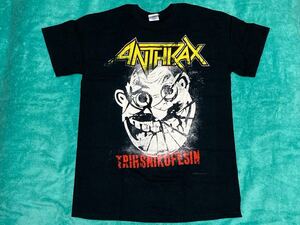 ANTHRAX アンスラックス Tシャツ M バンドT ロックT ツアーT Spreading the Disease Among the Living State of Euphoria Volume 8