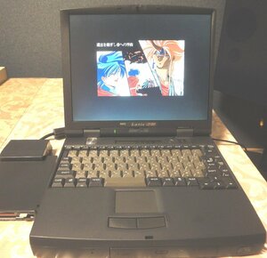 NEC Lavie PC-9821Nr166/X30F MMX Pentium166MHz/13.3 XGA/128MB/4GB HDD/CD/FDD（機械式）/ 純正100Base-TXLAN内蔵 清掃済