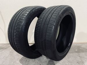 ★バリ溝 パンク無し★ 2本 235/45R18 コンチネンタル プレミアムコンタクト6 VOL ボルボ サマータイヤ コンチ PC6 夏タイヤ A-6-64