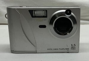 【動作未確認】FUJIFILM フジフィルム FinePix1500 ファインピクス シルバー コンパクト デジタルカメラ 付属品無し