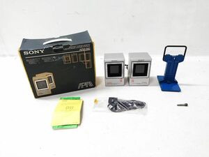 □通電/OK/動作品 SONY ソニー APM-090 アンプ内蔵アクティブスピーカー ペア 説明書 元箱付 1015-66 @80□