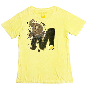 国内正規品■M（エム）×DRAGONBALL Z（ドラゴンボール）大猿 Mロゴ 半袖Tシャツ イエローM