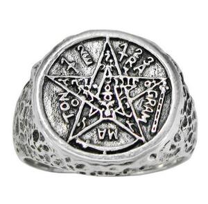 PS: Silver Tetragrammaton Pentagram Ring