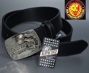 新品 NJPW 新日本プロレス 公認 紳士ベルト :SIZE=100cmまで対応 チャンピオンベルト IWGP