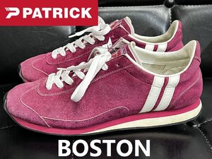 パトリック ボストン 41 パープル スエード 26cm PATRICK BOSTON