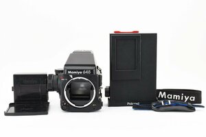 ◇◆ 極美品 マミヤ Mamiya 645 Pro TL 中判 フィルムカメラ AE ファインダー ストラップ付 動作絶好調 7901 ◆◇