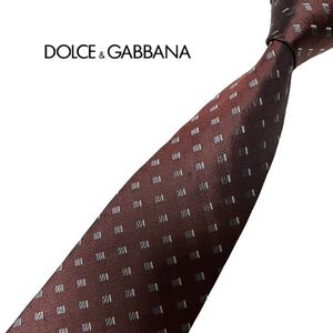 DOLCE&GABBNA ネクタイ 小紋柄 ドルチェ& ガッパーナ USED 中古 m910