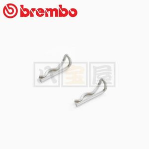 送料185円～ ★ ブレンボ 純正 ピンクリップ 2個セット F40 F50キャリパー用 BREMBO BRAKE PAD GUIDE PIN CLIP 純正品 BRB-0012-P03-2