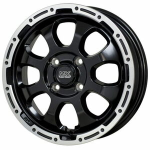 YOKOHAMA BluEarth-Es ES32 145/70R12 MAD CROSS GRACE セミグロスブラック 12インチ 4B+43 4H-100 4本セット