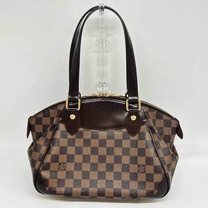 ルイヴィトン ヴェローナPM ダミエ エベヌ ハンドバッグ ブラウン N41117 LOUIS VUITTON Aランク 中古 六甲道店