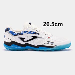 箱有 Joma (ホマ) FS Reactive TF ターフ フットサル シューズ 26.5cm (EU41) WHITE | futsal クリアソール 人工芝用 白