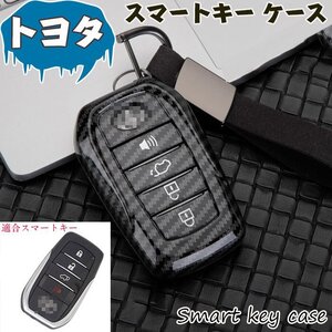 キーケース トヨタ スマートキーケース キーホルダー キーカバー ABS カーボン柄 オシャレ 手触りいい 高級 ☆2色/多形状選択/1点