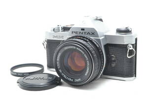 美品 ペンタックス Pentax MX 一眼レフ MF フィルムカメラ シルバー ボディ Pentax-M 50mm f/1.7 レンズ #6123