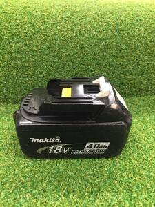 【中古品】makita(マキタ) 18v4.0Ahリチウムイオンバッテリー残量表示無 BL1840(A-56596)　　/IT55323R0DS1