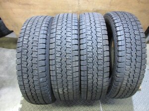 8339N1N〇　165R14 8PR スタッドレス　4本　ダンロップ　WINTERMAXX SV01　2020年製　バリ山【本州四国九州送料無料】