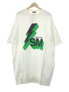 UNDERCOVERISM アンダーカバイズム 21AW ロゴプリントオーバーサイズスウェットTシャツ ホワイト 2 ITPCE041NIH4