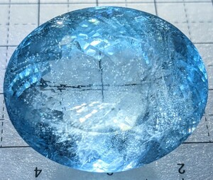 大粒 天然アクアマリン 67.37ct 天然ベリル ルース ジェム パワーストーン アクワマリン 簡易鑑別書付き しっかり青い 裸石 ジュエリー 