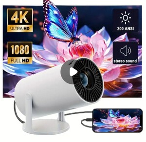 スマート1080 p$200 ansi便利なホームシアタープロジェクタ