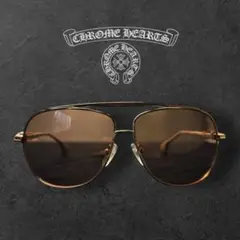 即完売【CHROME HEARTS クロムハーツ】サングラス ゴールドフレーム