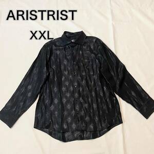 【美品】ARISTRIST XXL 長袖シャツ　ブラック