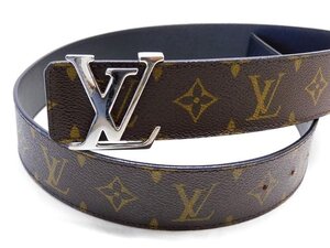 ヴィトン ■ モノグラム サンチュール・LV イニシャル M9821 サイズ95 メンズ ベルト CA1170 LOUIS VUITTON □6K