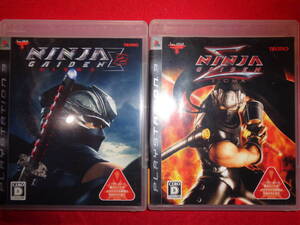 ★即決★起動画像有★　ニンジャガイデン　Σ　Σ2　2本セット　PS3　ソフト　ク198　シグマ　シグマ2　NINJA　GAIDEN　SIGMA2　SIGMA