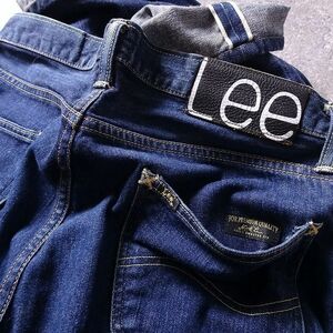 Lee 101 リー LM9201 セルビッチ デニムパンツ ジーンズ 耳 革パッチ 日本製 メンズ (32) インディゴ ●r-071