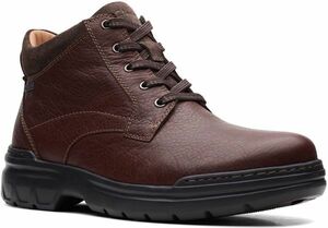 送料無料 CLARKS 28.5cm GTX ブーツ ゴアテックス ウォータープルーフ 防水 レースアップ ブラウン ビジネス スニーカー マウンテン XXX16