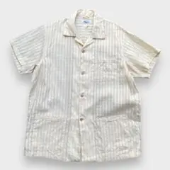 80s- mitsukoshi see-through check shirt