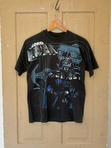 90s USA製 STAR WARS スターウォーズ ダースベーダー Tシャツ ユースXL ヴィンテージ LUCASFILM