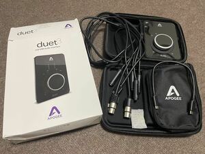 超美品！Apogee Duet 3 アポジー　オーディオインターフェイス　美品完動品　使用期間少