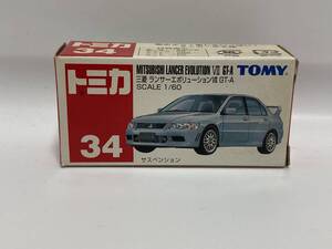 トミカ　赤箱　34　三菱　ランサーエボリューション　Ⅶ　GT-A