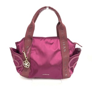 美品◆CLATHAS クレイサス ガルブ/カメリア 2WAYバッグ2WAYバッグ◆ ピンク/パープル ナイロン レディース 多機能 bag 鞄