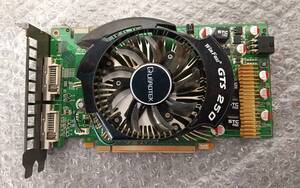 【中古パーツ】QLEADTEK NVIDIA GeForce GTS 250 ラフィックボード/ビデオカード PCI-E DVI■BK443-2