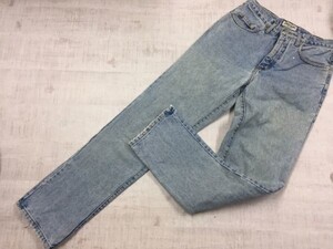 ゲス GUESS オールド アメカジ ストリート USA製 ストレート デニムパンツ ジーンズ ボトムス メンズ ジップフライ 小さいサイズ 28 青