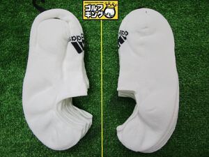 GK尾張旭◇ 新品379 【お買い得】【3足セット】◆アディダス◆Adidas◆3P ゴルフソックス◆ローカット/ショート丈◆GJ7327◆ホワイト◆