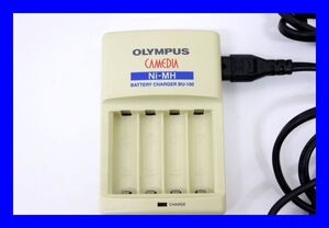 ●中古 オリンパス OLYMPUS CAMEDIA BU-100 単三形 ニッケル水素充電池用 Ni-MH battery charger Z2127