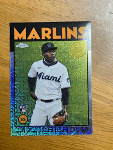 2021 Topps Chrome ジャズ・チザム Jazz Chisholm 1986 Redux #86TC-89 RC