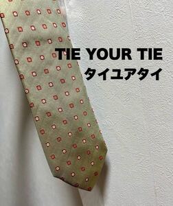 TIE YOUR TIE タイユアタイ シルク ネクタイ イタリア製 柄 総柄 フランコミヌッチ ビームスf エストネーション アットヴァンヌッチ ゼニア