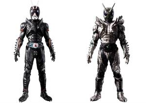 新品未使用/ムービーモンスターシリーズ 仮面ライダーBLACK SUN & SHADOWMOONセット/ソフビ/西島秀俊/中村倫也/仮面ライダーブラック