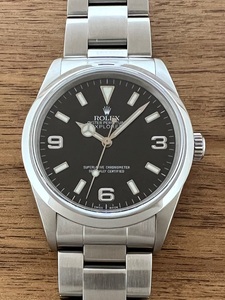 【a-watch名古屋】ロレックス(ROLEX)エクスプローラー1 14270 ブラック(黒) A番 中古