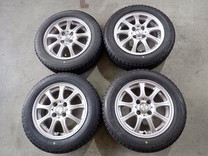 YS14114【送料無料165/65R14】トール ルーミー タンクなどに ブリヂストン 中古スタッドレス ★14×5.5J 100/4H ET40★1円スタート