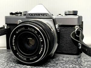 OLYMPUS オリンパス OM-1 一眼レフカメラ/レンズ ZUIKO MC AUTO-W 1:2.8 35mm