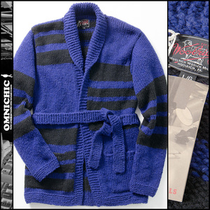 ■新品ネペンテス別注【WOOLRICH WOOLEN MILLS】ウールリッチウーレンミルズCANADA製ショールカラーガウンカーディガンL