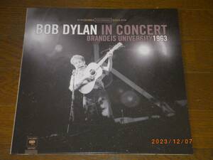 ◎ボブ・ディラン【BOB DYLAN IN CONCERT：BRANDEIS UNIVERSITY 1963】LP／重量盤／美盤◎