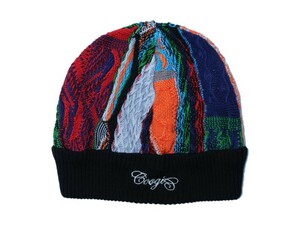 COOGI (クージー) KNIT CAP ジャガード織りニットキャップ ビーニー ヒップホップ ラッパー B系【新品・未使用品】