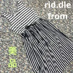 リドルフロムrid.dle from ノースリーブワンピース 綿ニット地