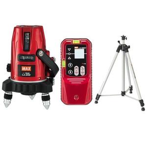 【新品未開封】MAX マックス　レーザー墨出器　受光器　三脚セット　LA-505　LA-505-DTセット　XB91886