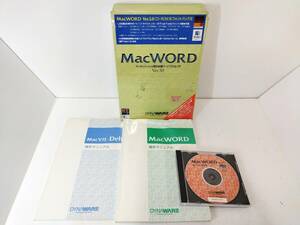 555 DYNAWARE MacWORD マッキントッシュ用日本語ワープロプロセッサ Ver.3.0 フォントパック CD-ROM版 マックワード ソフトウェア