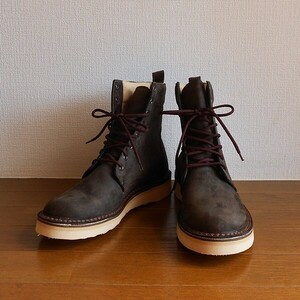 新品未使用品・CEBO・セボ・ビブラムソール・BOOTS・ヌバック・BROWN・サイズ42・26,5cm・チェコ製